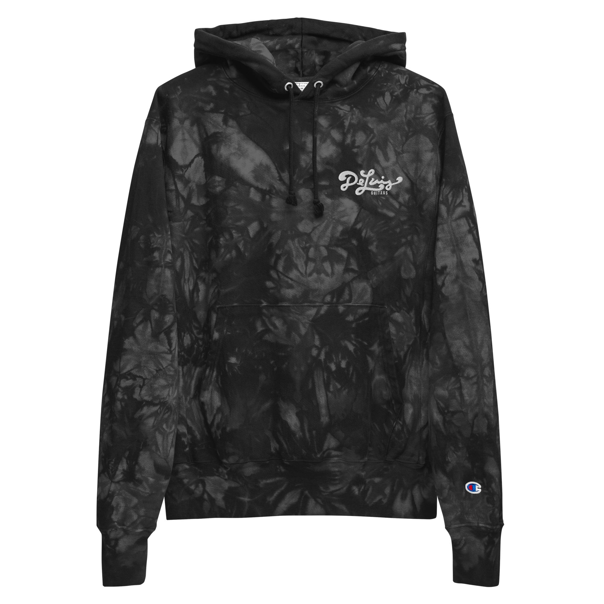 Tie-dye DeLuis Embroidered Hoodie – DeLuis Guitars